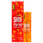 SunChips Minis, Garden Salsa Flavored Canister, Multigrain Chips, 3.75 oz Canister