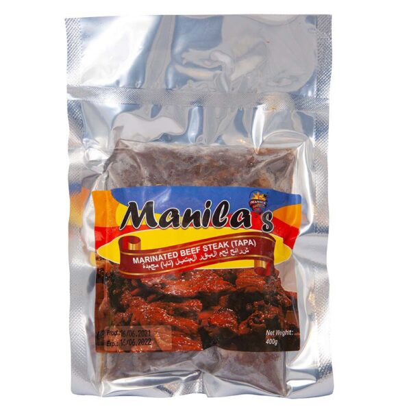 Manilas Marinated Beef Steak 400gm