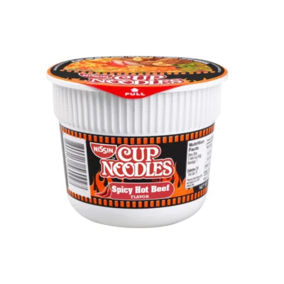 Nissin Cup Noodles Spicy Hot Beef 45gm